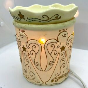 Scentsy Heavenly Angels Full Size Fragrance Wax Warmer Preowned